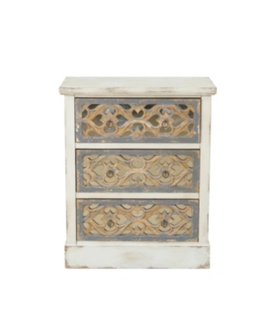Shop Luxen Home 3 Drawer Accent Chest In White