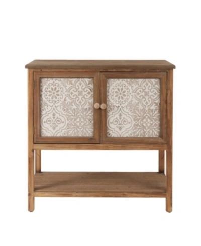 Shop Luxen Home Console Cabinet In Brown