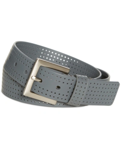 Shop Pga Tour Men's Silicone Belt In Gray