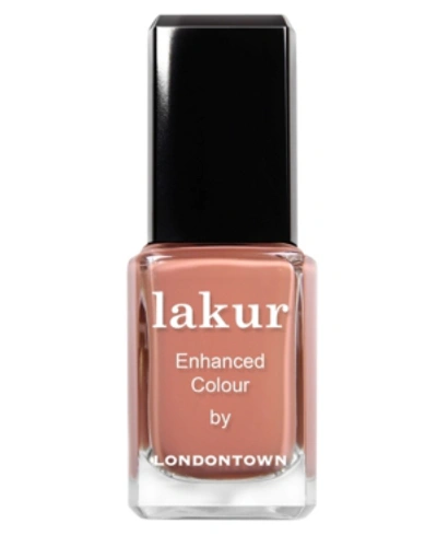 Shop Londontown Lakur Enhanced Color Nail Polish, 0.4 oz In Pecan Pie