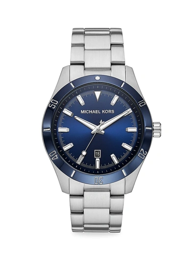 Shop Michael Kors Layton Stainless Steel Bracelet Watch