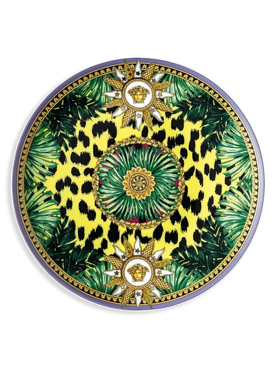 Shop Versace Animalier Wild Porcelain Bread & Butter Plate In Multi