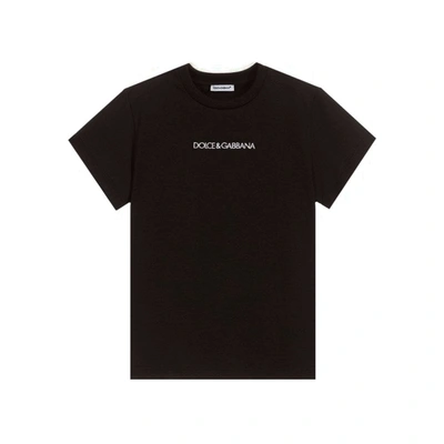 Shop Dolce & Gabbana Dolce &amp; Gabbana Logo T-shirt In Black