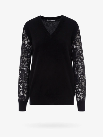 Shop Dolce & Gabbana Sweater In Black