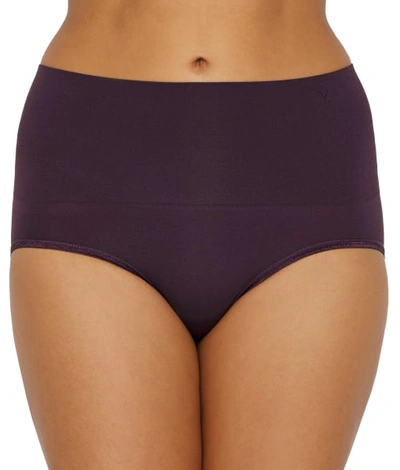 Shop Yummie Seamlessly Shaped Brief In Myserious Purple