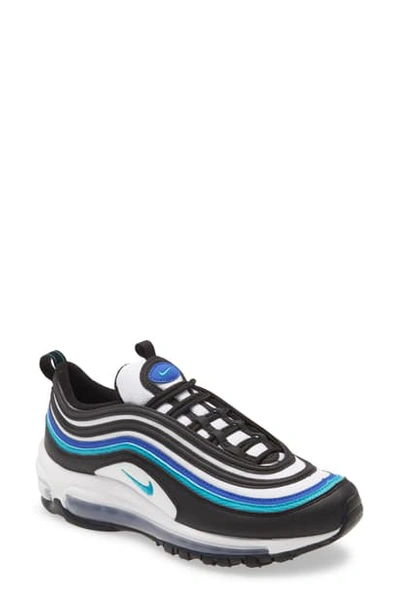 Shop Nike Air Max 97 Sneaker In Black/ Aqua-white-hyper Blue