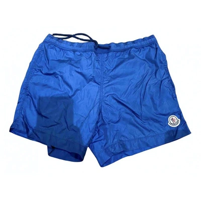 Pre-owned Moncler Blue Swimwear
