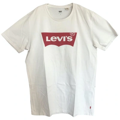 Pre-owned Levi's White Cotton Top