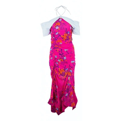 Pre-owned Tanya Taylor Mid-length Dress In Pink