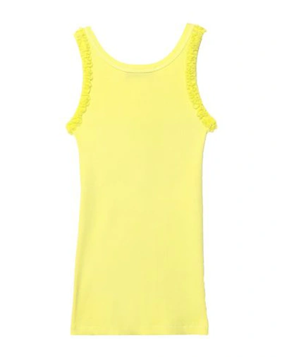Shop Gna Tank Tops In Yellow