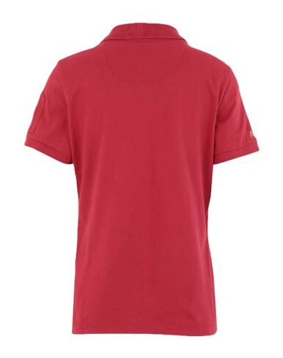 Shop Aeronautica Militare Polo Shirt In Red