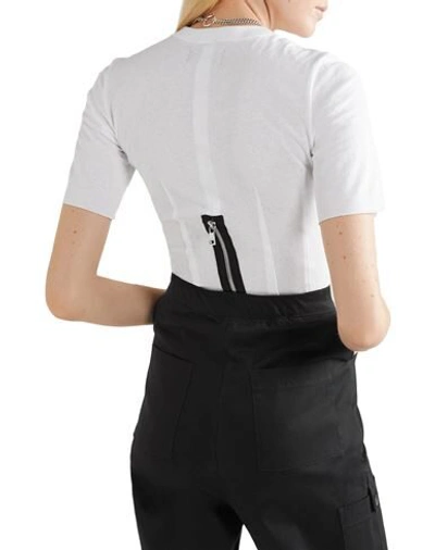 Shop Rta Woman T-shirt White Size Xs Viscose, Polyamide, Elastane