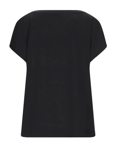 Shop Love Moschino Woman T-shirt Black Size 10 Cotton, Elastane