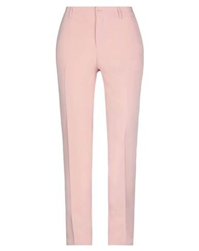 Shop Liu •jo Woman Pants Pink Size 12 Polyester, Elastane