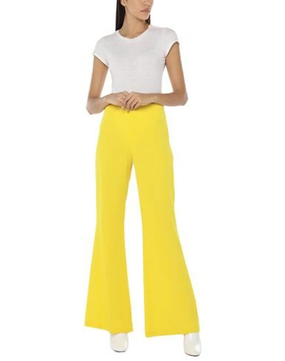 Shop Alessandro Legora Casual Pants In Yellow