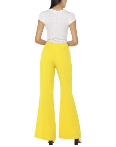 Shop Alessandro Legora Casual Pants In Yellow