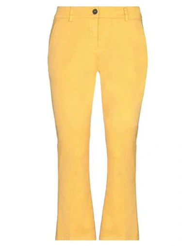 Shop Another Label 3/4-length Shorts In Yellow