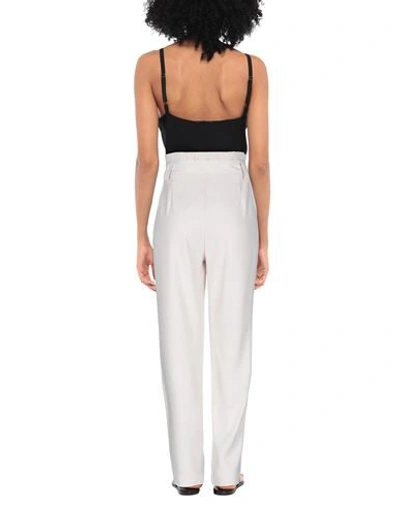 Shop Kontatto Woman Pants Ivory Size M Polyester In White