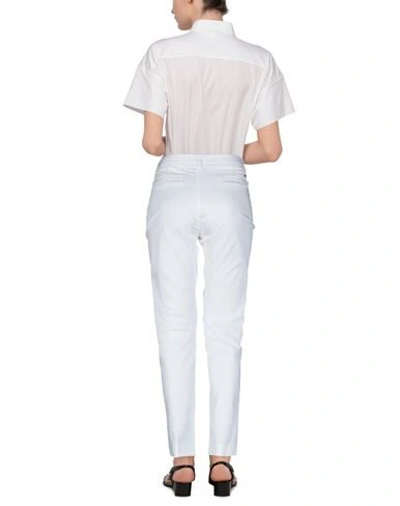 Shop Yes Zee By Essenza Woman Pants White Size 30 Cotton, Elastane