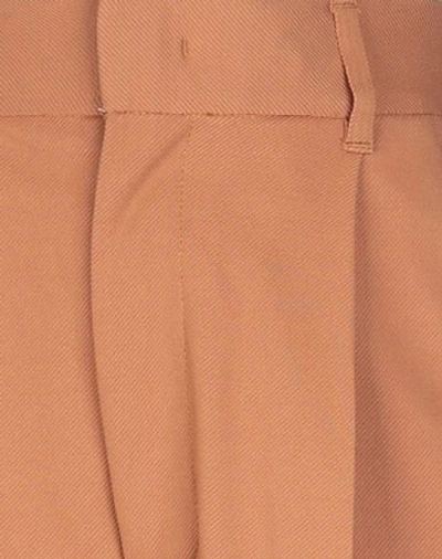 Shop Dondup Woman Pants Brown Size 4 Polyester, Triacetate