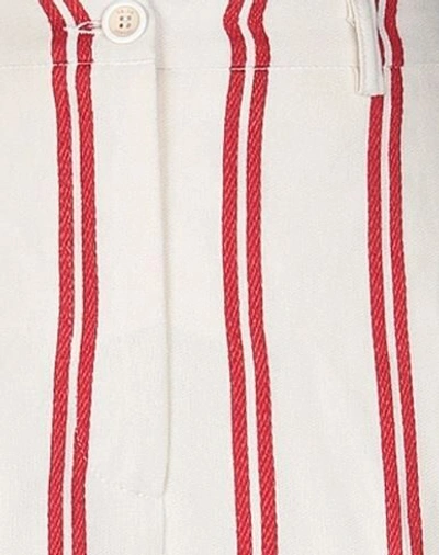 Shop 19.70 Nineteen Seventy Woman Pants Ivory Size 4 Viscose, Polyester, Linen, Cotton In White