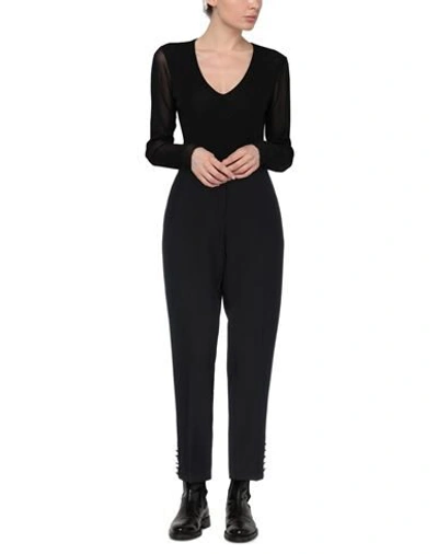 Shop Burberry Woman Pants Black Size 14 Wool