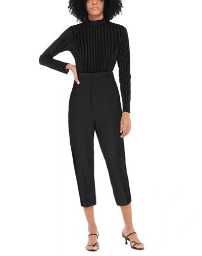 Shop Rick Owens Woman Pants Dark Brown Size 10 Polyester, Virgin Wool, Elastane