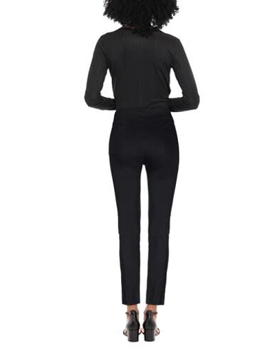 Shop Malloni Woman Pants Black Size 2 Linen, Cotton, Polyamide, Elastane