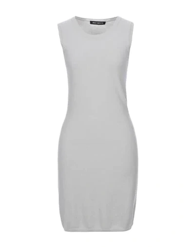 Shop Iris Von Arnim Short Dresses In Light Grey