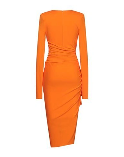 Shop Alexandre Vauthier Knee-length Dress In Orange