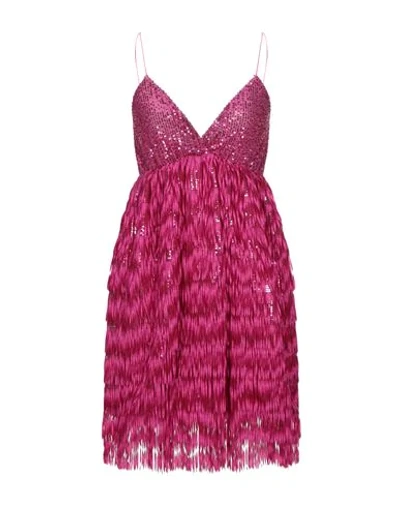 Shop 5rue Short Dresses In Fuchsia