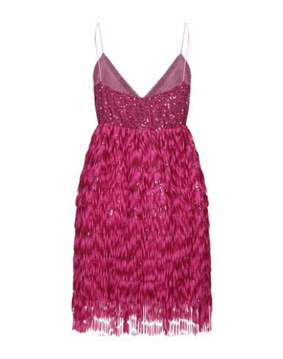 Shop 5rue Short Dresses In Fuchsia