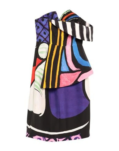 Moschino Short Dresses In Black
