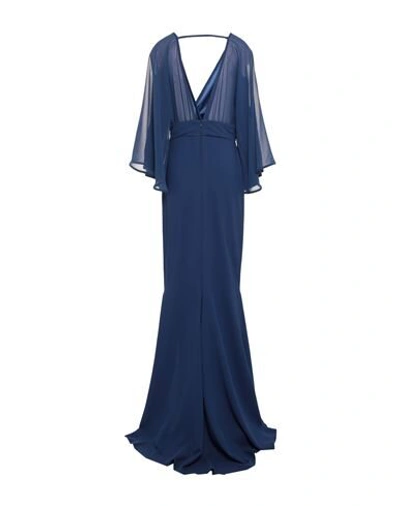 Shop Atelier Legora Long Dresses In Dark Blue