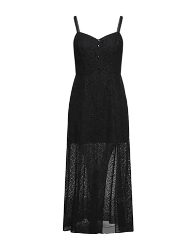 Shop Olivier Theyskens Long Dresses In Black