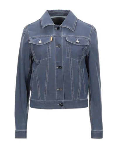 Shop Rrd Woman Jacket Slate Blue Size 8 Textile Fibers