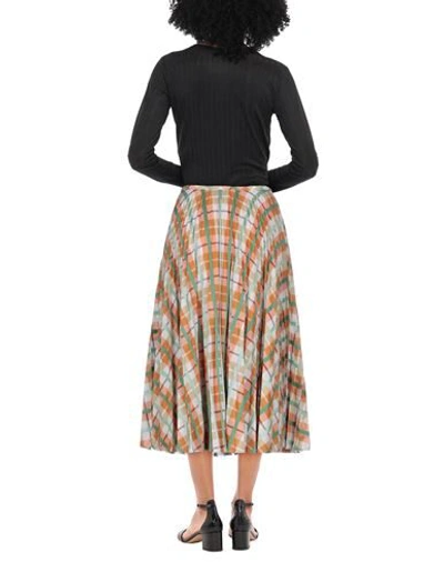 Shop Essentiel Antwerp Midi Skirts In Orange