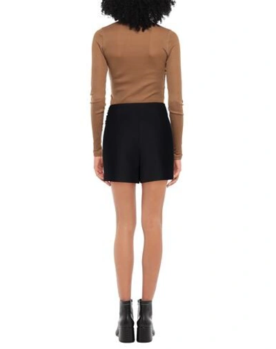 Valentino Garavani Woman Shorts & Bermuda Shorts Black Size 4 Virgin Wool, Silk In Black