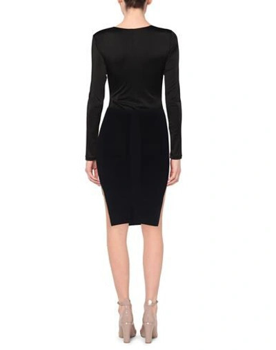 Shop Rick Owens Woman Midi Skirt Black Size M Viscose, Polyester, Polyamide, Elastane