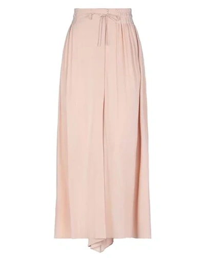 Shop Liviana Conti Woman Pants Blush Size 8 Acetate, Silk In Pink
