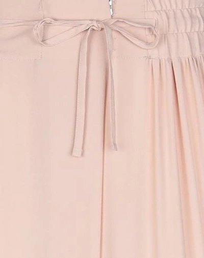Shop Liviana Conti Woman Pants Blush Size 8 Acetate, Silk In Pink