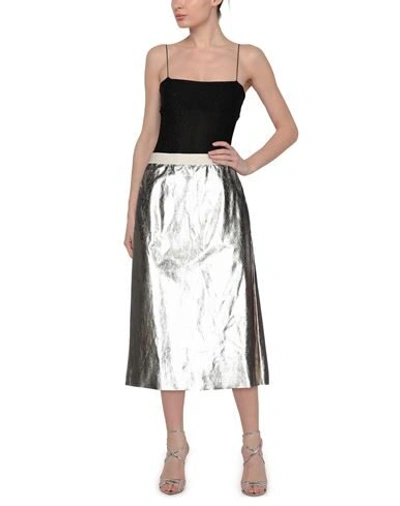 Shop Liviana Conti 3/4 Length Skirts In Gold
