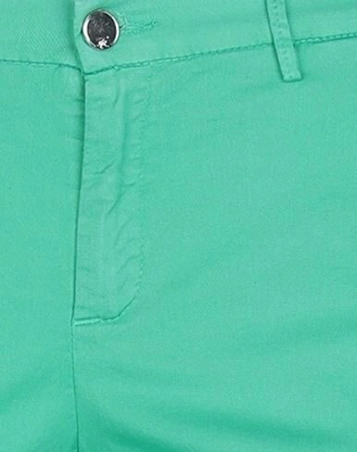 Shop Tramarossa Woman Pants Green Size 27 Cotton, Elastane