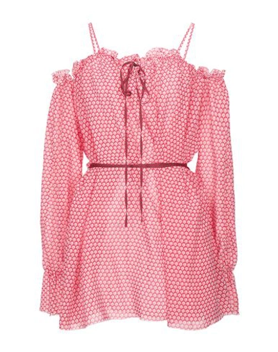 Shop Jijil Woman Top Fuchsia Size 4 Polyester In Pink