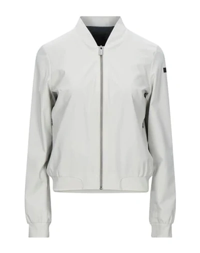 Shop Rrd Woman Jacket Light Grey Size 10 Polyamide, Elastane