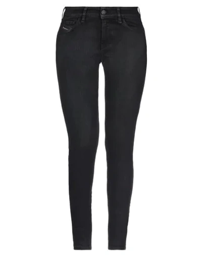 Shop Diesel Woman Jeans Black Size 25w-30l Cotton, Polyester, Elastane