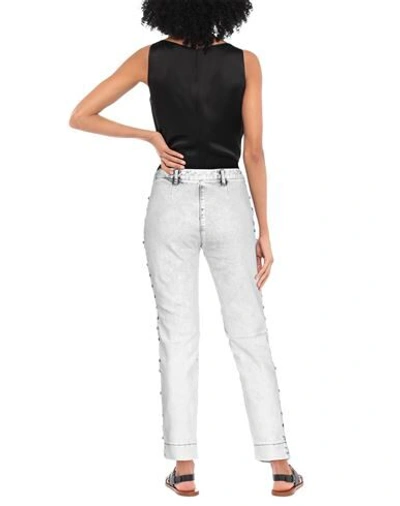 Shop Just Cavalli Woman Jeans Light Grey Size 27 Cotton, Polyester, Elastane, Ecobrass, Plastic
