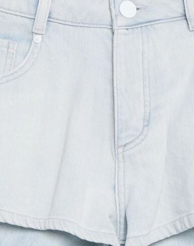 Shop P_jean Woman Denim Shorts Blue Size 27 Cotton