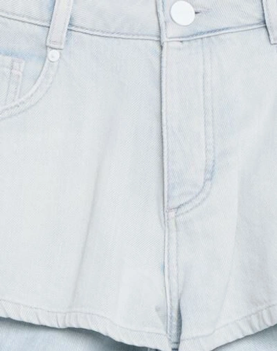 P_jean Denim Shorts In Blue