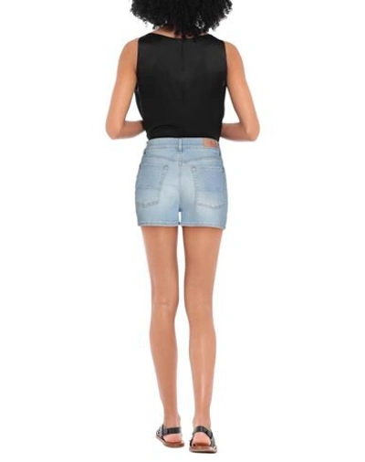 Shop 7 For All Mankind Denim Shorts In Blue